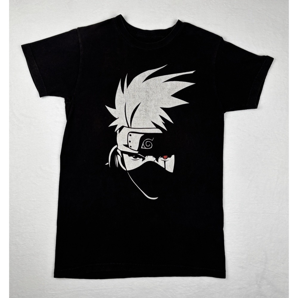 Naruto‎ Shippuden Kakashi T-Shirt Ripple Junction Vintage 2000s Y2K Men's Small